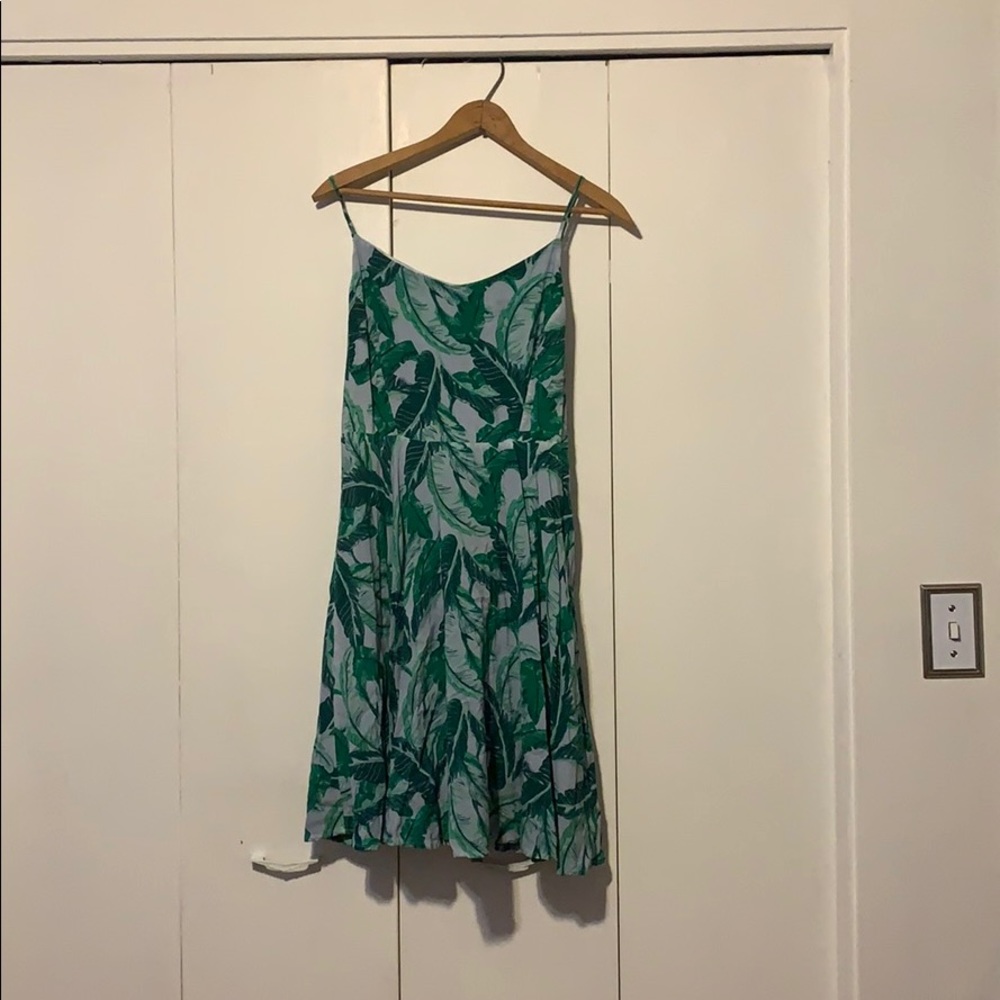 Palm leaf sun dress